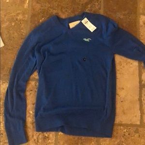 Blue v neck sweater